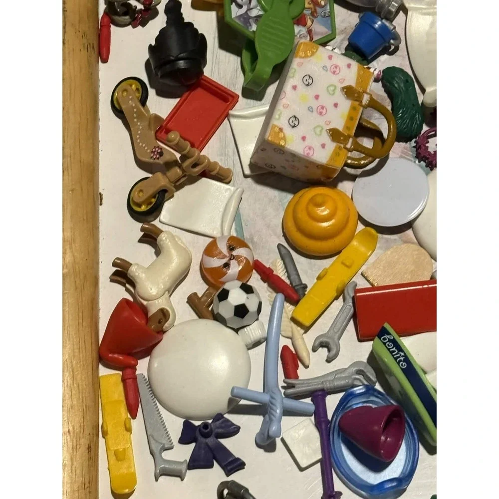 Vintage Playmobil Mixed Lot Figures Accessories Beach Boat Summer Fun Geobra